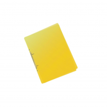 Ringbinder translucent A5 2 rings yellow