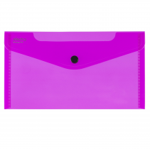 PP Envelope with button DL ELECTRA pink