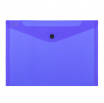PP Envelope with button A5 ELECTRA dark blue