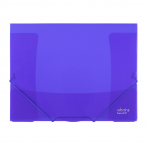 3 flap folder A4 ELECTRA dark blue