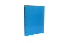 Ringbinder translucent A4 4 rings eCollection blue