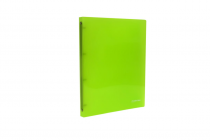 Ringbinder translucent A4 4 rings eCollection green
