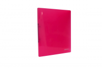 Ringbinder translucent A4 2 rings eCollection pink