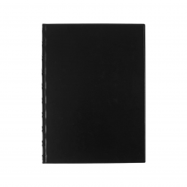 Plastic file A4 SPORO horizontal pockets black