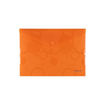 PP Envelope with button A4 NEO COLORI orange