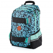 Student backpack OXY Sport Mint leaves