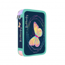 Pencil case unfilled double OXY Style Mini Butterfly