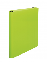 Laminate 3 flap folder green