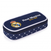 Pencil pouch football blue