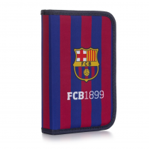Pencil case unfilled 1 zip/2 flaps FC Barcelona