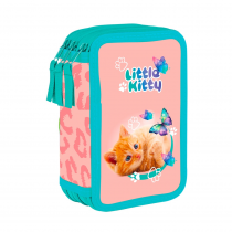 Penál 3 p. prázdný Kočka