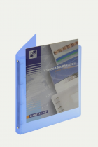 Presentation Ringbinder A4, 4 rings Opaline - blue