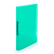 Ringbinder translucent A4, 2 rings green