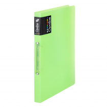 Ringbinder translucent A4, 2 rings Opaline green