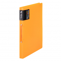 Ringbinder translucent A4, 2 rings Opaline orange