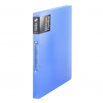 Ringbinder translucent A4, 2 rings Opaline blue