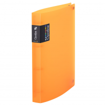 Ringbinder translucent A4 D20 32 mm Opaline orange