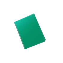 Ringbinder translucent A5 4 rings green