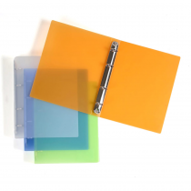 Ringbinder A5 4 rings Opaline orange