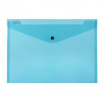 PP Envelope with button A4 ELECTRA dark green