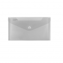 PP Envelope with button DL transparent