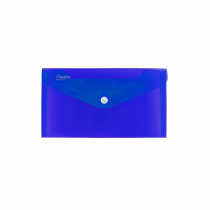 PP Envelope with button DL blue
