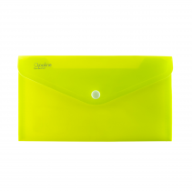 PP Envelope with button DL Opaline lime