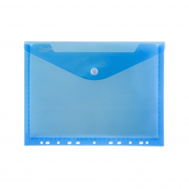 PP Envelope with europunches A4 blue