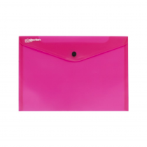PP Envelope with button A4 eCollection pink
