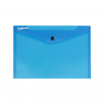 PP Envelope with button A4 eCollection blue