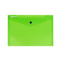 PP Envelope with button A4 eCollection green