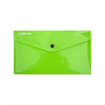 PP Envelope with button DL eCollection green