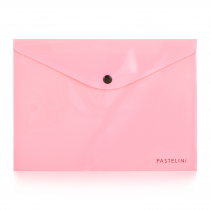 PP Envelope with button A5 PASTELINI pink