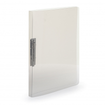 Folder A4 translucent with metal fastener smokey