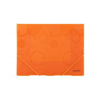 3 flap folder A4 NEO COLORI orange