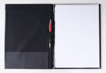 Folder A4 with notepad plastic