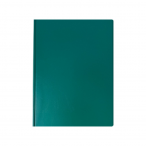 Plastic file A4 SPORO horizontal pockets green