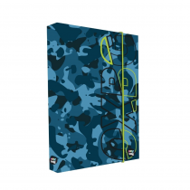 Heftbox A4 Jumbo Camo blue