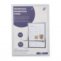 Nalepovací magnetická kapsa A3 stříbrná
