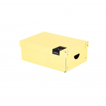 Lamino storage box low Pastelini yellow