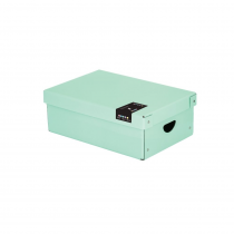 Lamino storage box low Pastelini green