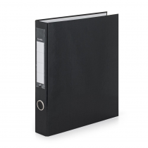 Ringbinder A4 laminated D25 4 rings black