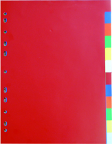 Rozdružovač A4, 2x6 barev PP 120my