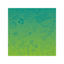 Ubrus do výtvarné výchovy 65x50cm BTS Ombre Boy