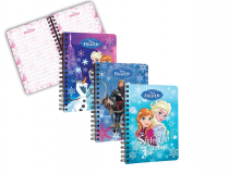 Twin wire notepad A6 Frozen