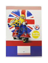 Exercise book A4 444, 40 sheets MINIONS