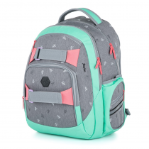 Student Backpack OXY Style Grey