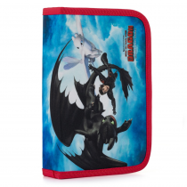 Pencil case unfilled 1 zip/2 flaps How to train your dragon