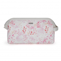 Cosmetic bag big Pink flowers