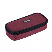 Pencil pouch komfort UNICOLOR red